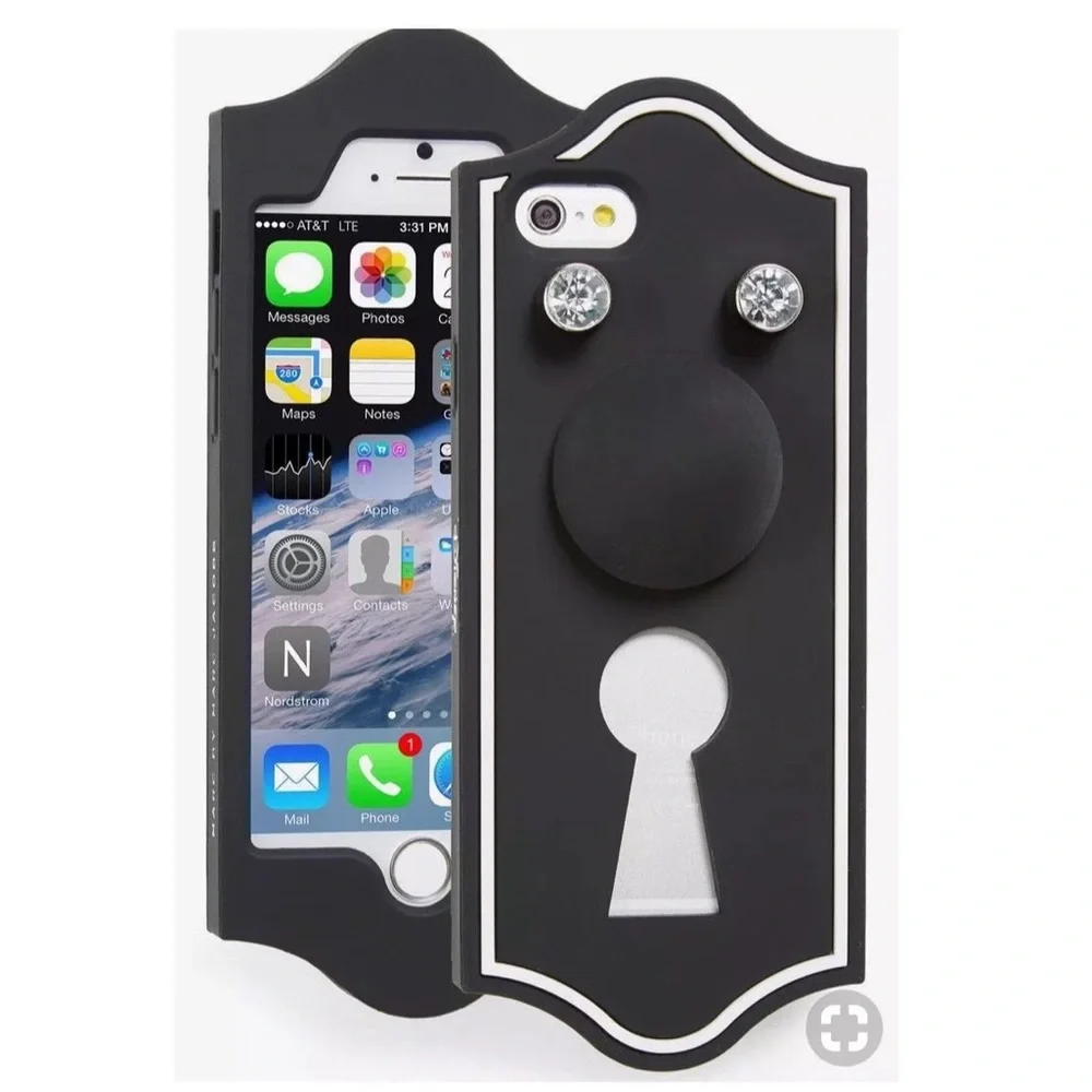 Marc By Marc Jacobs Alice In Wonderland Door Knob Silicone 6 &6S iPhone Case.